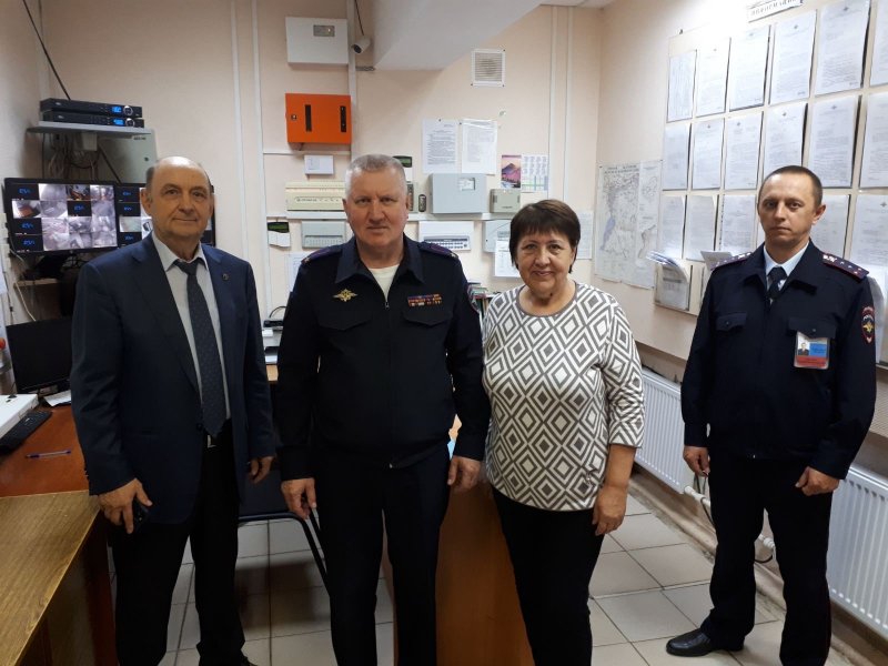 Представитель Общественного совета областного главка посетил Приволжский отдел полиции